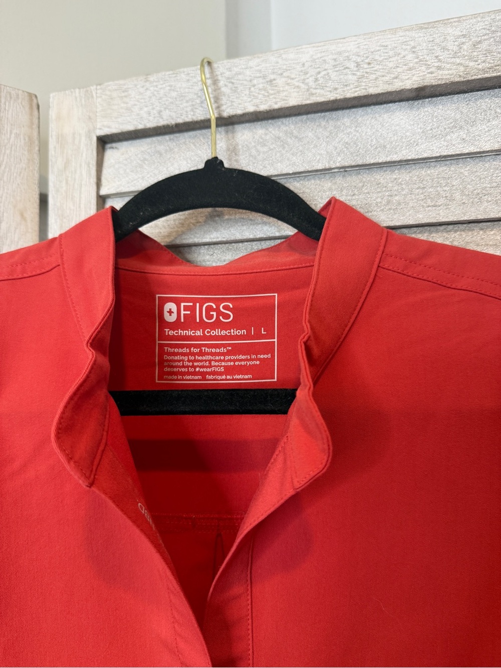 Figs Scrub Set Rafaela Top L Zamora Pant Size XL Coral - Picture 6 of 10